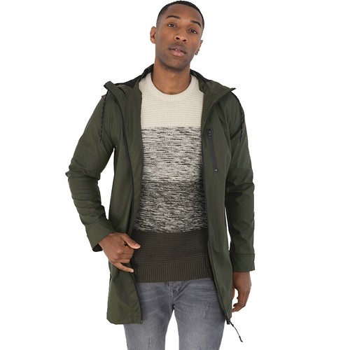 Veste Parka Brave Soul Olive Taille S - Neuf Sans étiquettes, Polyester, Coupe Femme
