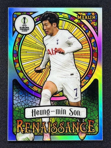 2021/22 MERLIN CHROME UEFA Heung-Min Son réfracteur à prisme aquatique