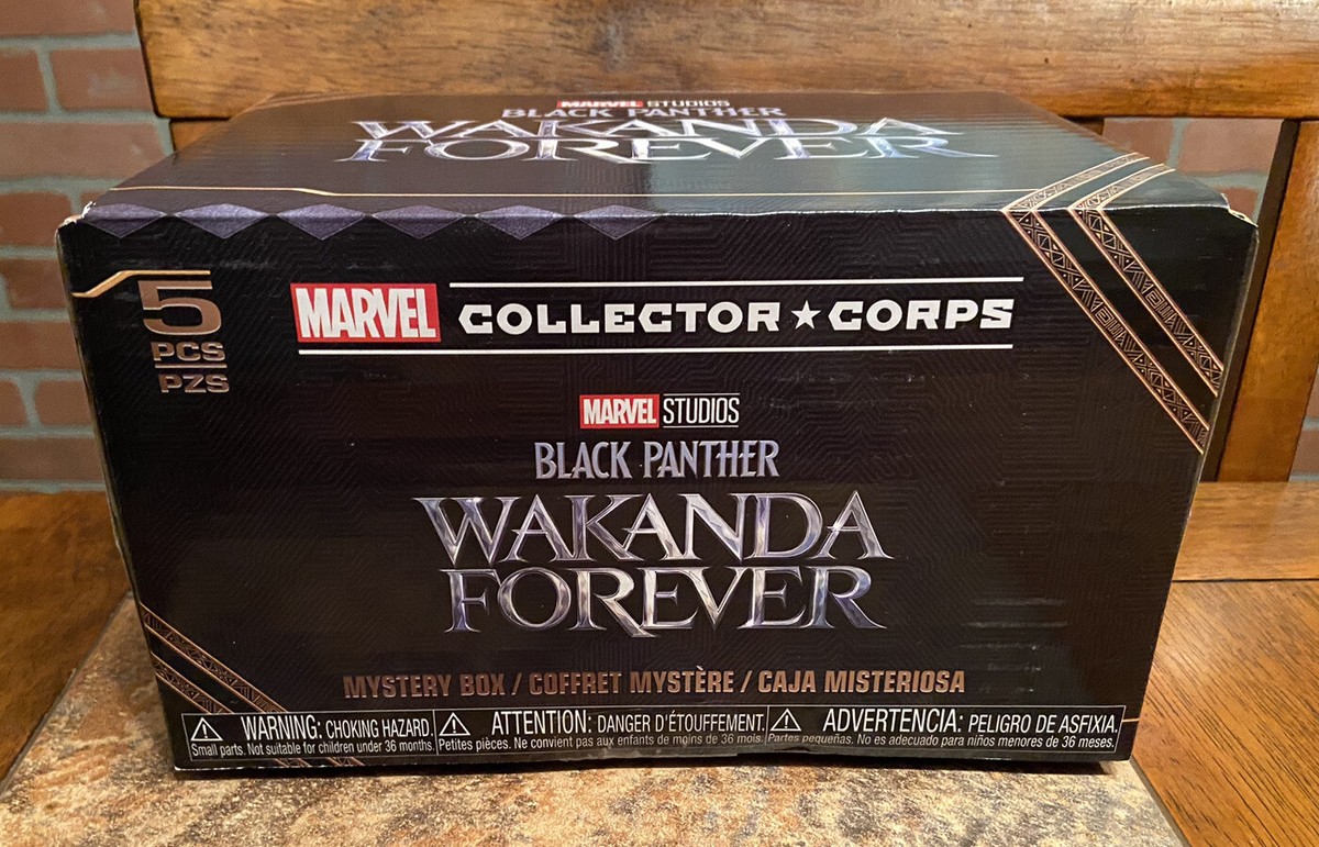 Funko Pop Marvel Collector Corps Black Panther Wakanda Forever