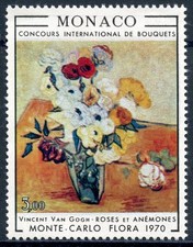 STAMP / TIMBRE DE MONACO / ART TABLEAU / N° 817 ** FLORALIES COTE 3,40 €