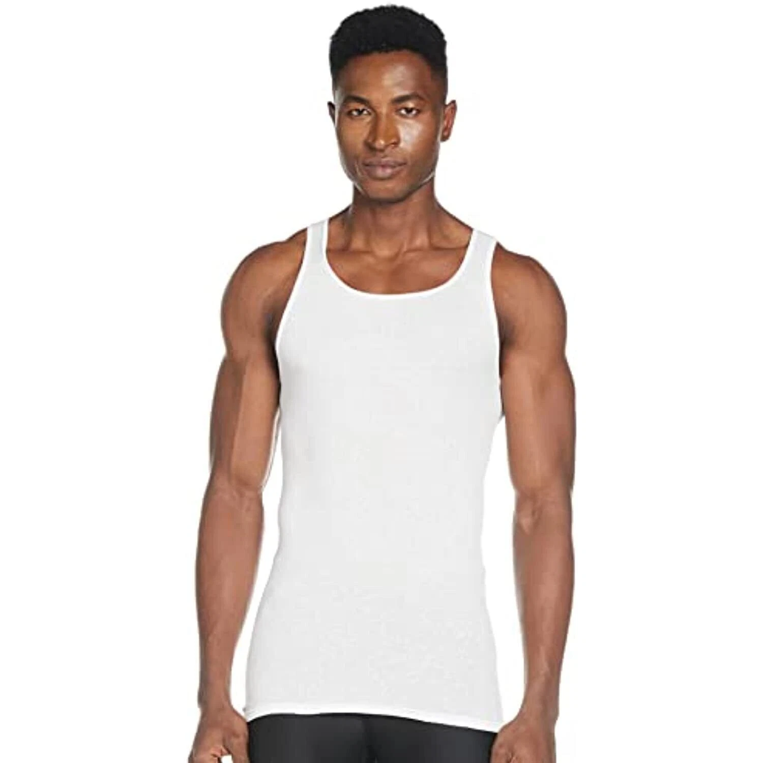 Hanes Men TAGLESS Cotton Tank Undershirt 6 Pack, White Size 3XL Value Pack (NEW)