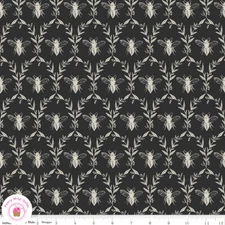Riley Blake HONEY BEE 11705B Black Quilt Fabric MY MIND'S EYE