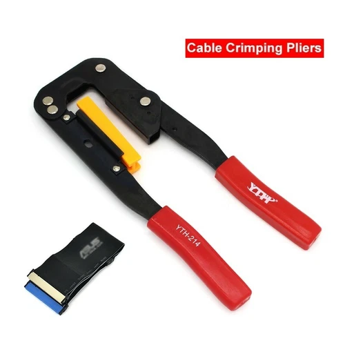 9.5" (25cm) YTH-214 IDC Crimping Ribbon Cable Tool Crimpers Pliers
