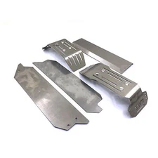 For 1/10 MAXX Stainless Steel Chassis Armor Skid Plate Guard Parts