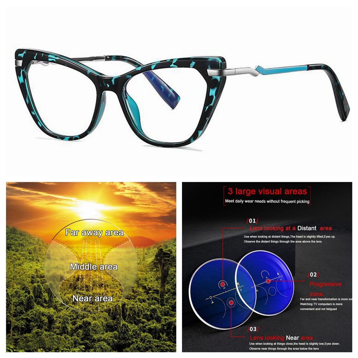 Progressive Lenses Prescription Varifocal Sunglasses Online