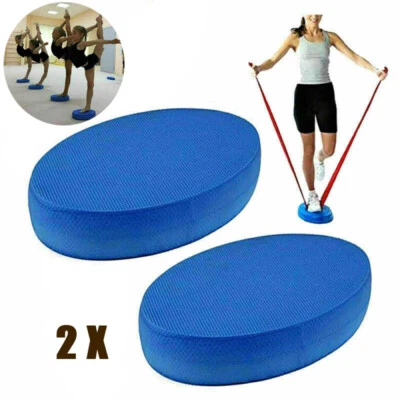 2X Balance Pad Knöchel Erholung Training Kissen Yoga Matte Übung nicht rutschend - Bild 1 von 4