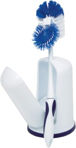 Rubbermaid Comfort Grip Toilet Bowl Brush and Caddy Set with Under Rim Attachmen - Afbeelding 1 van 3