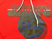 MENS UNK PHILADELPHIA 76ERS SIXERS NBA Hoodie EXTRA Large XL RED NWT  EMBIID