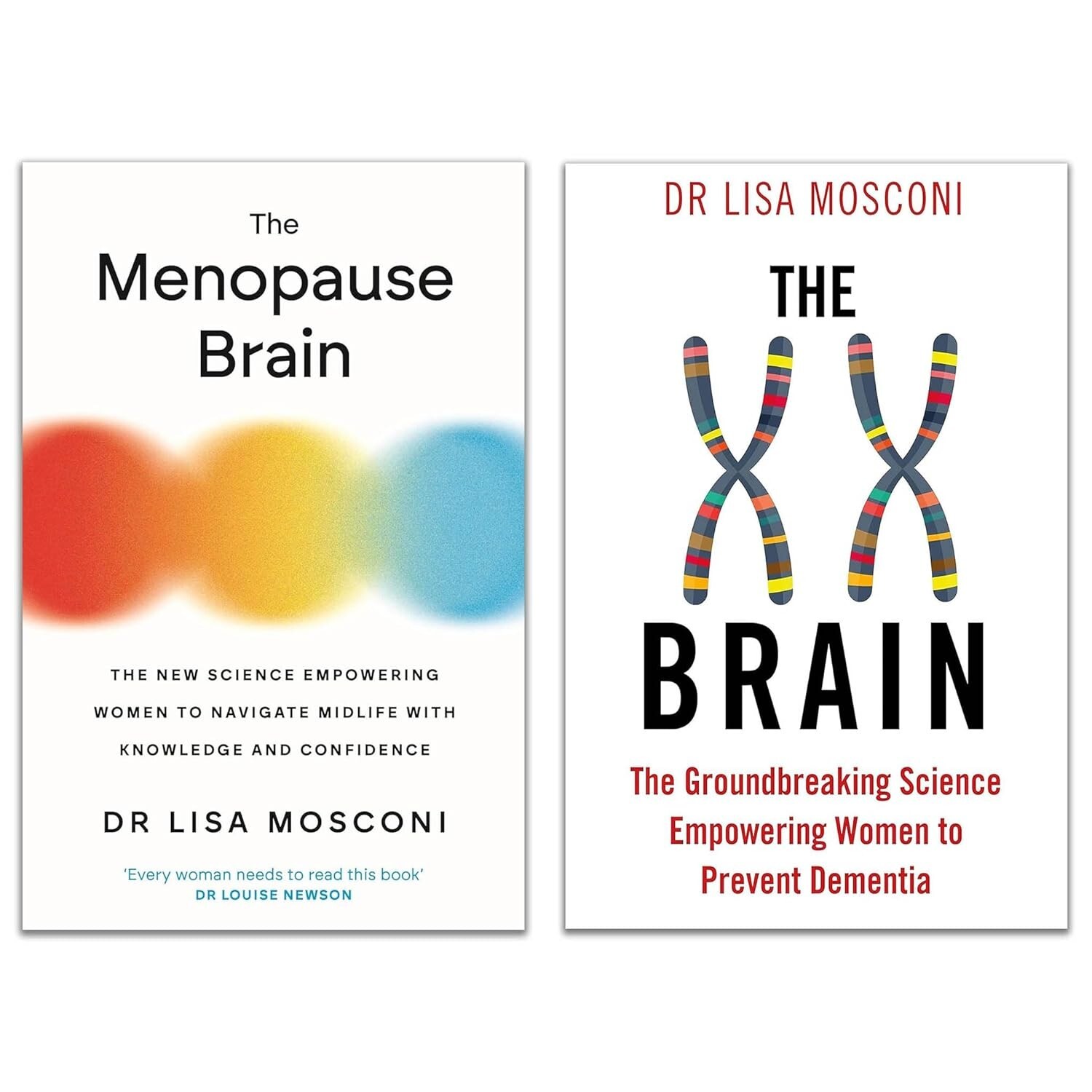 Dr Lisa Mosconi Collection 2 Books Set The XX Brain, The Menopause Brain