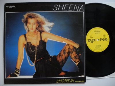 SHEENA Shotgun / instr. 12'' maxi 1988 Germany Near Mint   italo