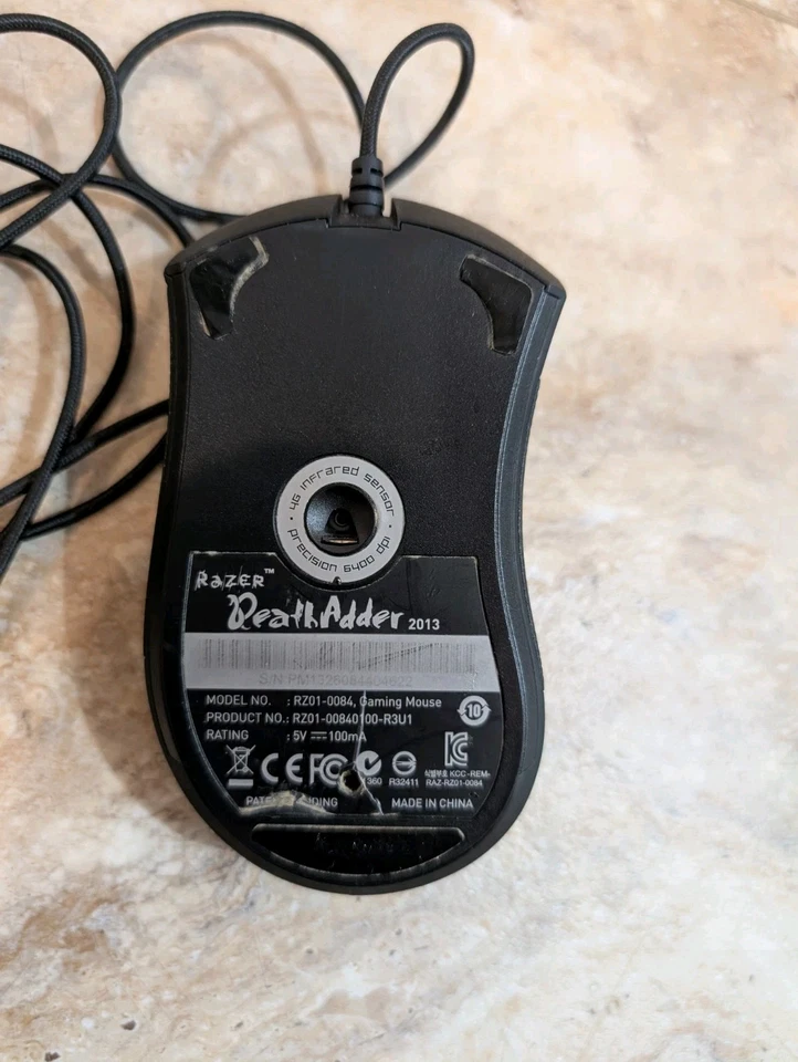 Gaming Mouse 6400dpi for Razer DeathAdder 2013 Ergonomic RZ01-0084 - Image 3 of 3