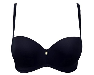 Triumph Padded Balcony Bra Body Makeup Essentials MWHP 75C Black NEW