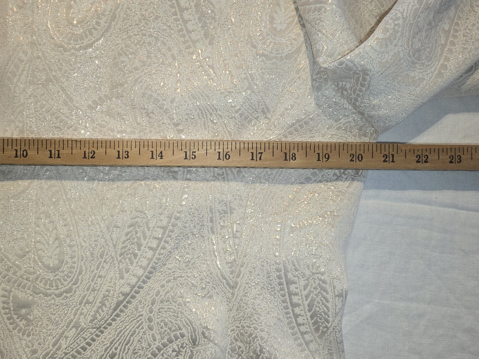 Le Suit 2 Pc Skirt & Jacket 14P Ivory Gold Thread Formal Wedding Career Cocktail