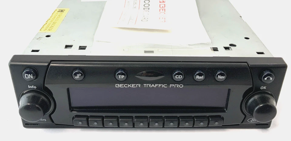 Original Becker Traffic Pro BE 4730 Ford Autoradio CD car radio Display grün - Bild 4 von 4