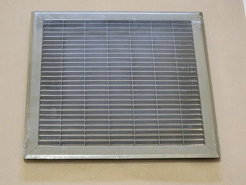 VENTI 14 X 14 Steel Heavy Duty Return Air Floor Register Brown SBSFG1414