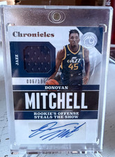 2017-18 Panini Chronicles - Autographs Donovan Mitchell #CA-DML /199 (AU, RC)