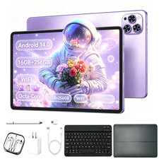 10'' Android 14 Tablet 1920 1200 IPS 16GB RAM 256GB ROM WIFI 8800mAh Octa-Core