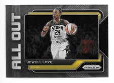 2023 PANINI PRIZM WNBA BASKETBALL #7 JEWELL LOYD ALL OUT INSERT,SEATTLE STORM