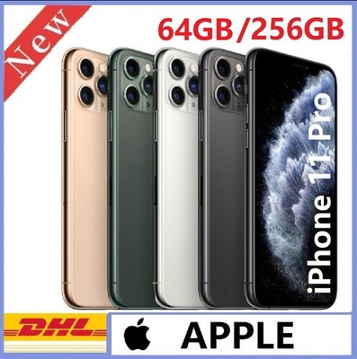 Neu Versiegelt Apple iPhone 11 Pro 5G 64GB/256GB Smartphone Handys Ohne Vertrag