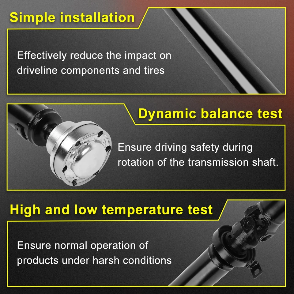 Rear Driveshaft Prop Shaft Assembly for 2001-2003 BMW E53 X5 3.0L 4.4L 4.6L AWD - Image 2 of 4