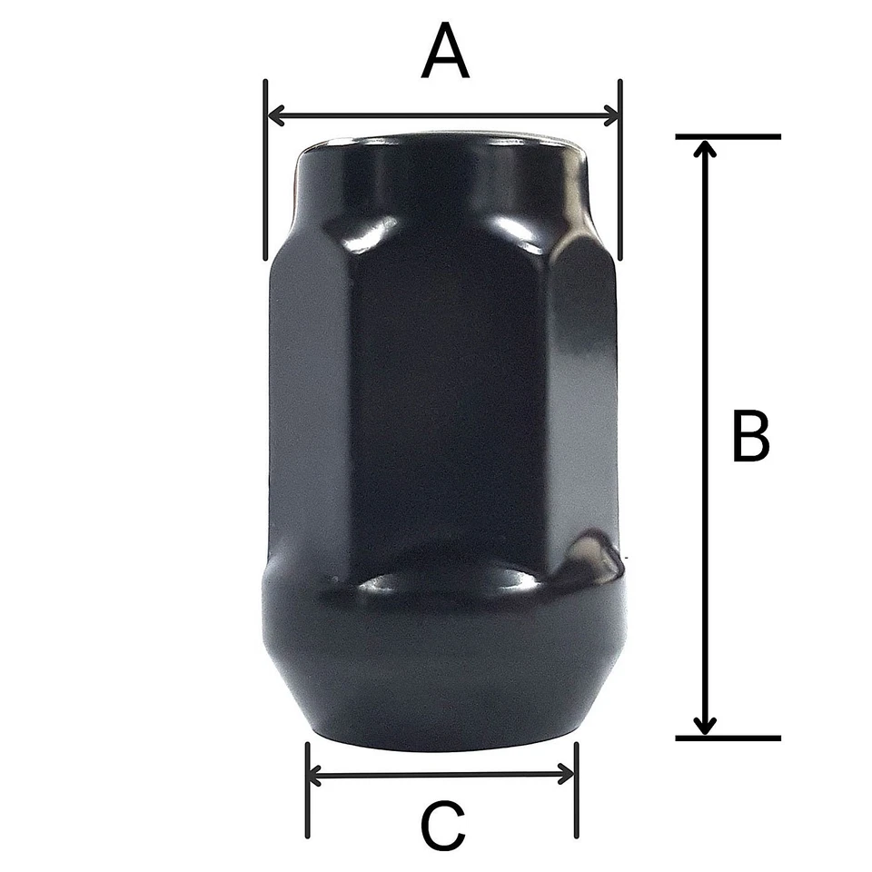 20 tuercas de rueda cerradas cónicas M12x1,5 para BMW 1500-2000 1600 GT cupé 2000-3. Foto 2 de 4