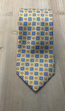 Nordstrom Men  s silk tie Geometric Yellow, blue, red 3 1/4  , 59 1/2  