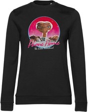 Image of E.T. Damen Pullover Phone Home Retro Circle Girly Sweatshirt UV-53-ET008
