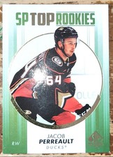 2022/23 SP Authentic Jacob Perreault Top Rookies Green Variant TR-12