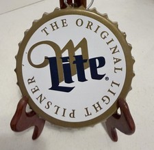 Miller Lite 5" Beer Bottle Cap Christmas Tree Holiday Ornament 5" Sign 2025 New