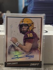 Sam Leavitt 2026 Pulse Drift Football College Quarterback NIL Autograph /15