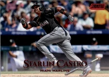 2019 Stadium Club Red Foil #189 Starlin Castro - BB