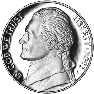 2003-S  ***JEFFERSON NICKEL*** Gem BU, DCAM, Beautiful Uncirculated Coin!