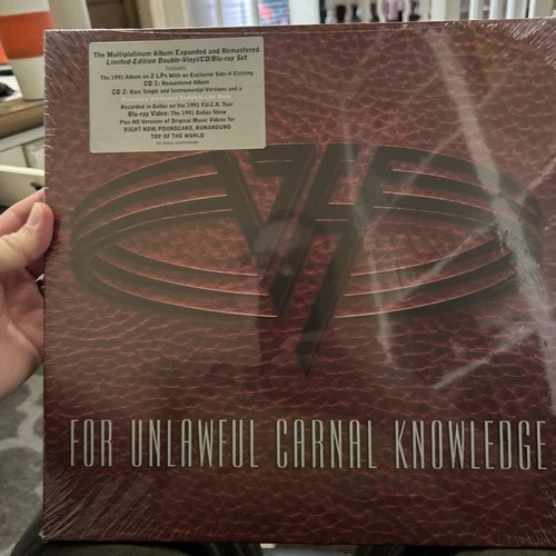 LP VAN HALEN For Unlawful Carnal Knowledge (2LP/CD/BR Vinyl, 2024) NEW MT SEALED