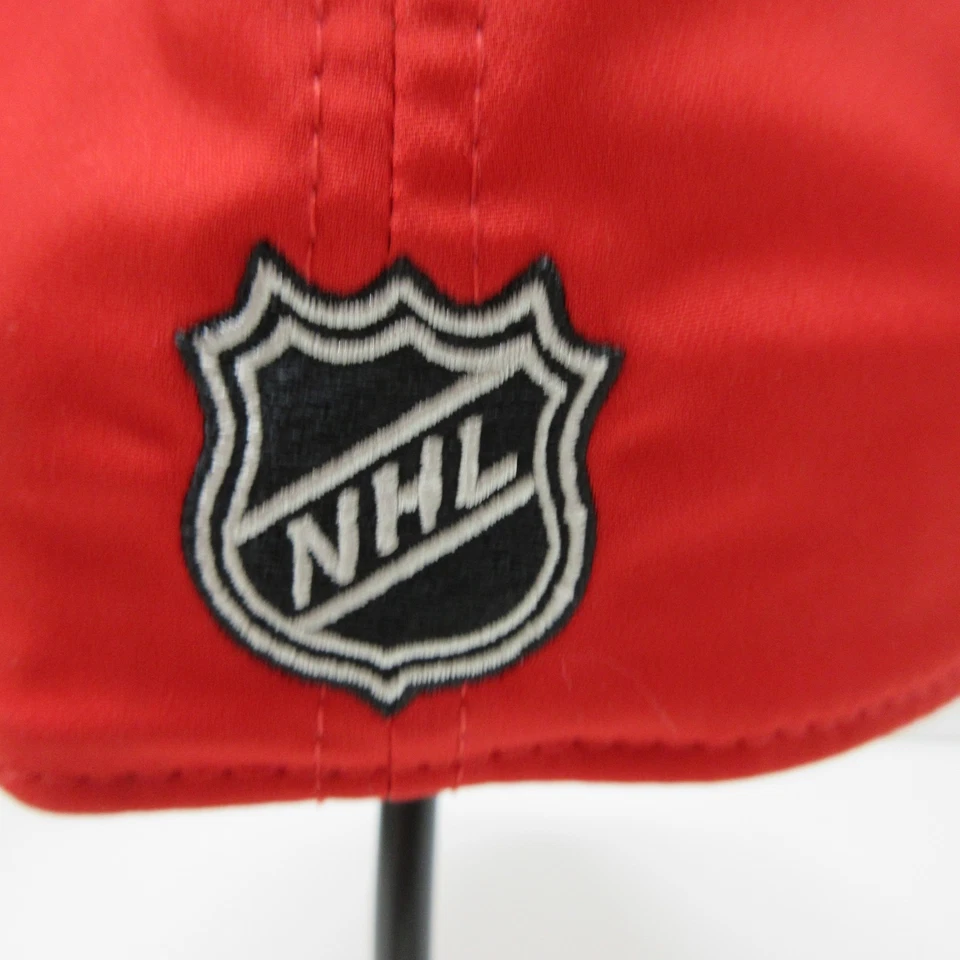 Washington Capitals Hat Cap Fitted Mens Small Medium Red White NHL Hockey Flex - Image 4 of 4