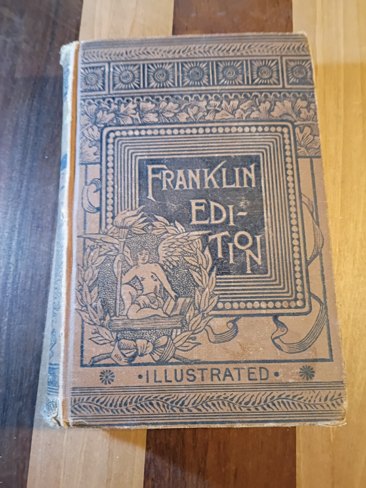 Poes Poems Franklin Edition Illustrated with memoir 1887 in rough shape
