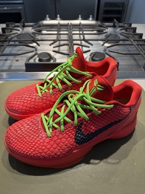 Nike Kobe 6 Protro Reverse Grinch Low Top Sneaker Red Green FV4921-600 2023
