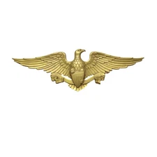 Eagle Metal Gold Eagle Wall Plaque Hanging Home Decor 