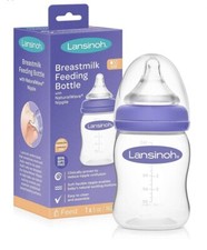 Lansinoh Momma Breastmilk Feeding Bottle with NaturalWave Slow Flow Nipple, 5...