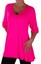Womens-Fashion-3-4-Sleeve-V-Neck-Plain-Long-Casual-Plus-Size-Blouse-Tunic-Top