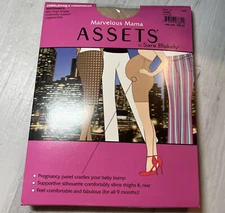 Marvelous Mama Assets By Sara Blakely Nude Maternity Support Pantyhose Size 1