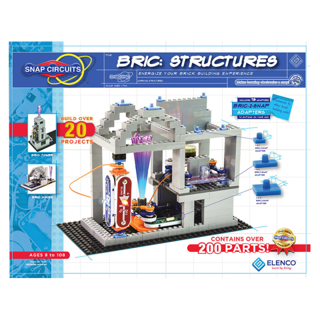 Elenco SC-BRIC1 Snap Circuits Bric: Structures Electronics Kit