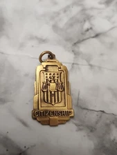 Vintage BALFOUR CITIZENSHIP AWARD GOLD TONE PENDANT