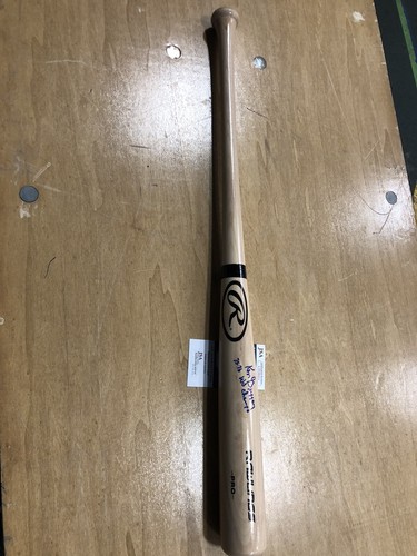 Ken Griffey Sr AUTOGRAFO FIRMATO 1975-76 WSC BIG STICK BAT CINCINNATI REDS JSA B - Foto 6 di 6