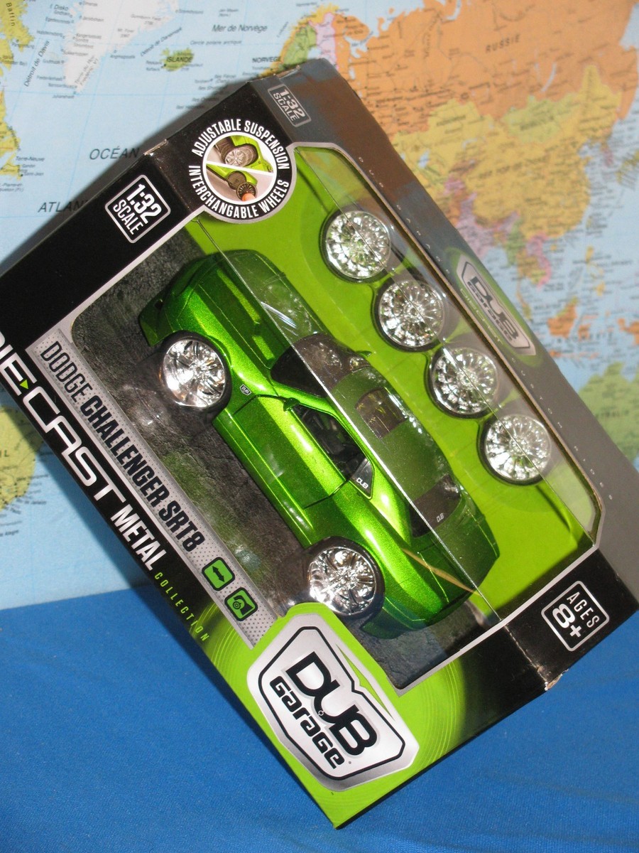 1/32 DUB GARAGE DODGE CHALLENGER SRT8 CUSTOM RIDES WIDE BODY