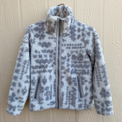 Patagonia Divided Sky Jacket Womens Size Medium Wandering Woods Salt Grey