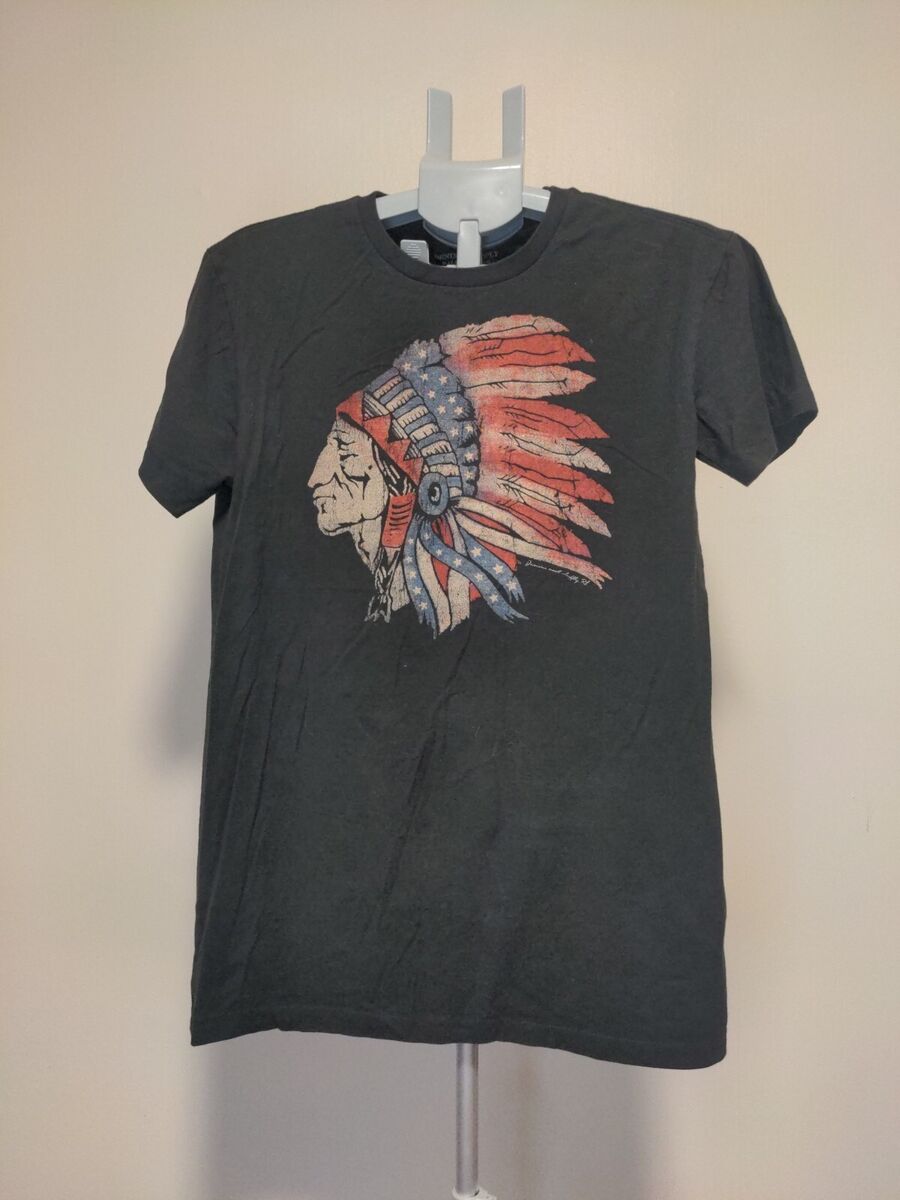 Vintage Denim & Supply Ralph Lauren Men's Size S Black Tee w Vintage Denim & Supply Ralph Lauren Men's Size S Black Tee w