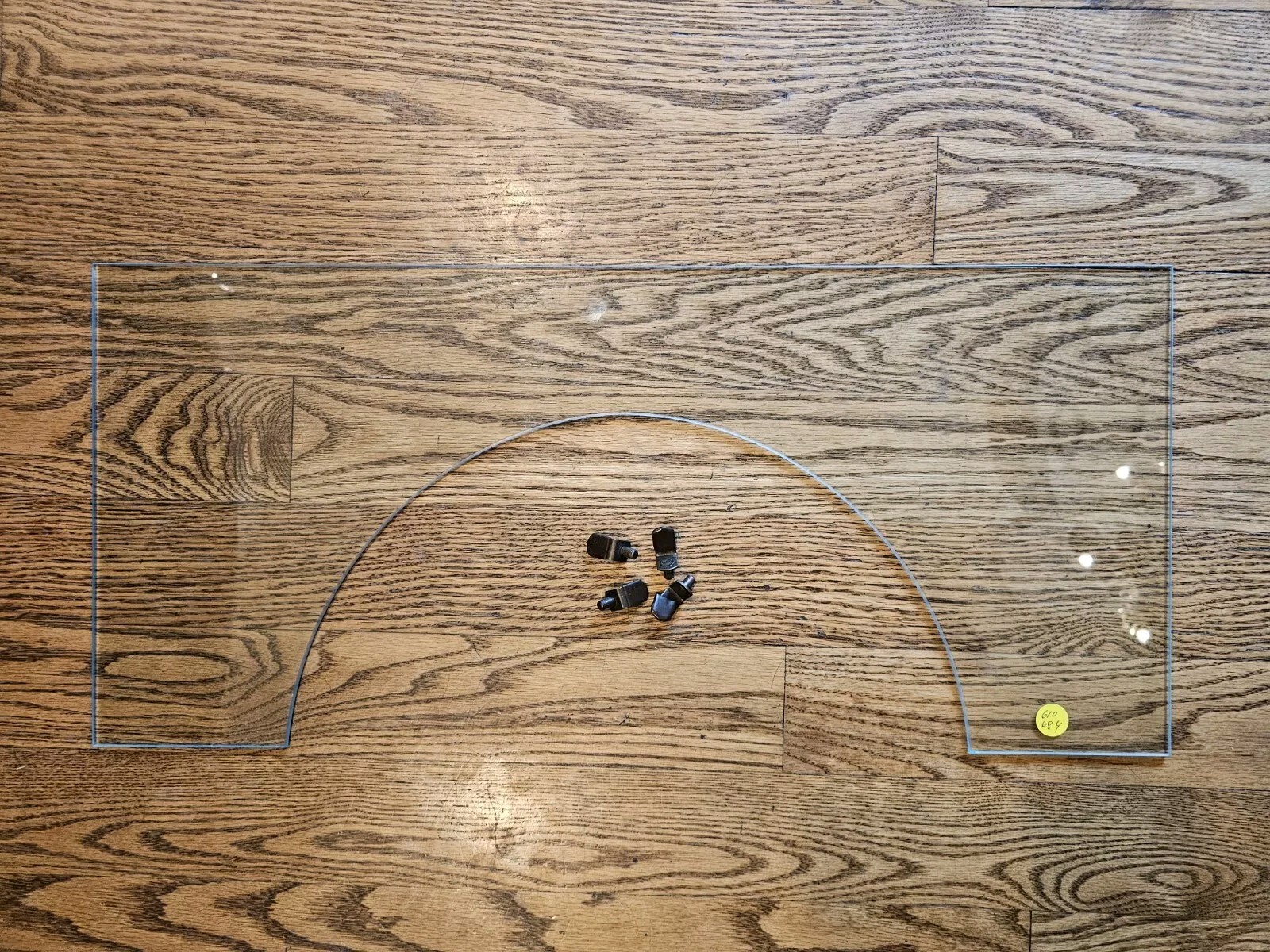 Howard Miller 610-683 Curio Grandfather Clock Glass Shelf Rare