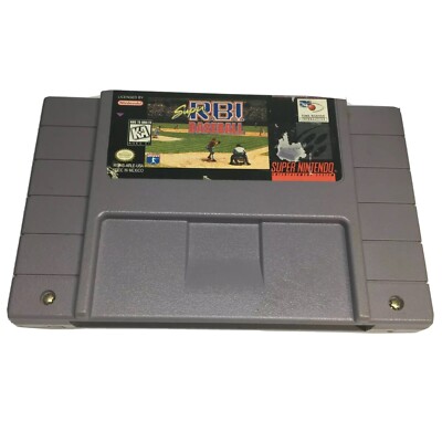 Super R.B.I. Baseball (Super Nintendo Entertainment System, 1995) NTSC-U/C