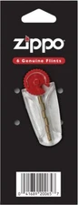 1 Zippo Flint Pack (6 Genuine Flints Per Pack) New in Sealed Pack US Seller