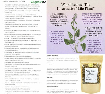 JustIngredients Essentials Wood Betony Herb 1 Kg - View #10